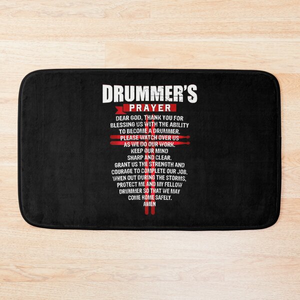 Item preview, Drummers Prayer Vintage Cross Drumsticks Christian Drummer designed and sold by BrandyMartha.