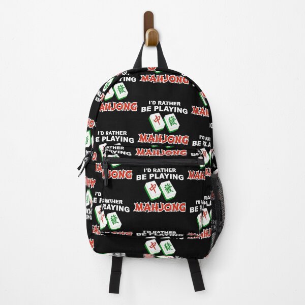Item preview, I'D Rather Be Playing Mahjong Japanese Chinese Game Player designed and sold by KellyJudith.