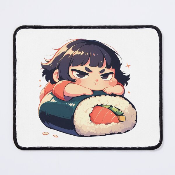 Item preview, Baki Hanma Sushi Chill Kawaii Chibi Baki The Grappler Anime designed and sold by CarlosBender.