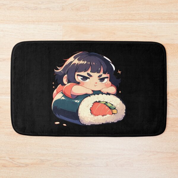 Item preview, Baki Hanma Sushi Chill Kawaii Chibi Baki The Grappler Anime designed and sold by CarlosBender.