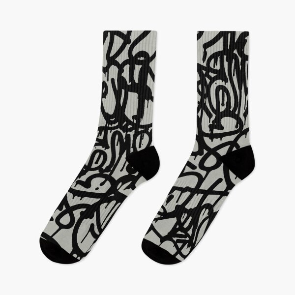 Item preview, Squiggle Graffiti on Gray designed and sold by ViaARTfactory.