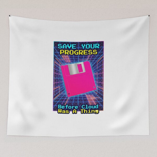 Item preview, Save Your Progress Retro Floppy Disk designed and sold by Quillway.