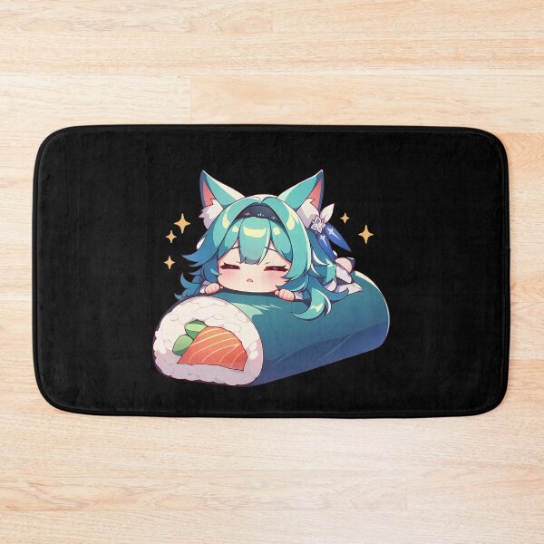 Item preview, Eula Sushi Rest Kawaii Chibi Genshin Impact Game designed and sold by CarlosBender.