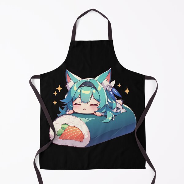 Item preview, Eula Sushi Rest Kawaii Chibi Genshin Impact Game designed and sold by CarlosBender.