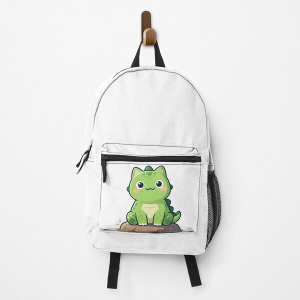 Item preview, cat dino Chubby Green Dino Cat Cute Fantasy Illustration designed and sold by Uglyandcute.