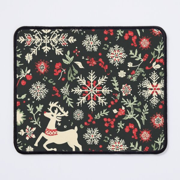 Item preview, Christmas Nordic pattern black white red  designed and sold by Chippychips1.