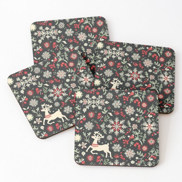 Item preview, Christmas Nordic pattern black white red  designed and sold by Chippychips1.