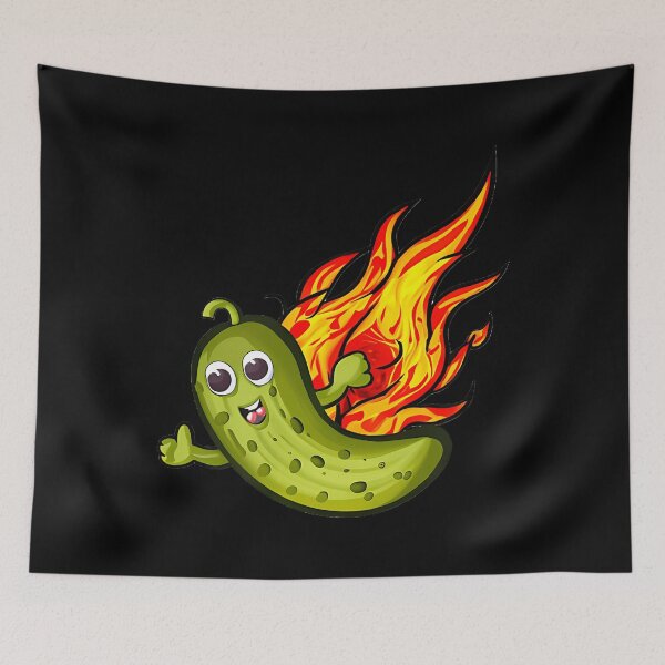 Item preview, The Flaming Pickle Fun And Silly designed and sold by MarionCharleen.