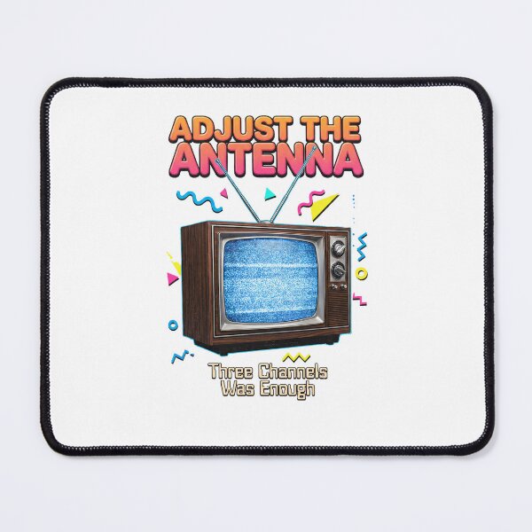 Item preview, Adjust The Antenna Retro TV designed and sold by Quillway.
