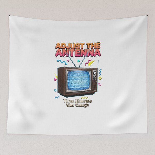 Item preview, Adjust The Antenna Retro TV designed and sold by Quillway.