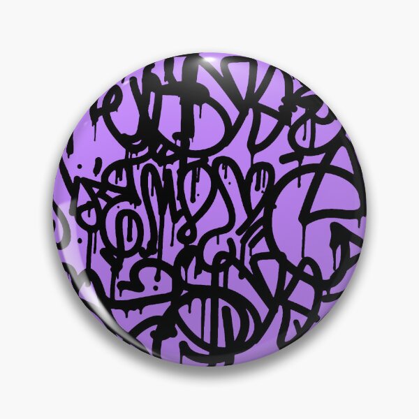Item preview, Squiggle Graffiti on Violet designed and sold by ViaARTfactory.