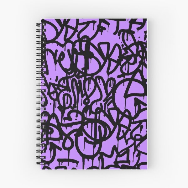 Item preview, Squiggle Graffiti on Violet designed and sold by ViaARTfactory.