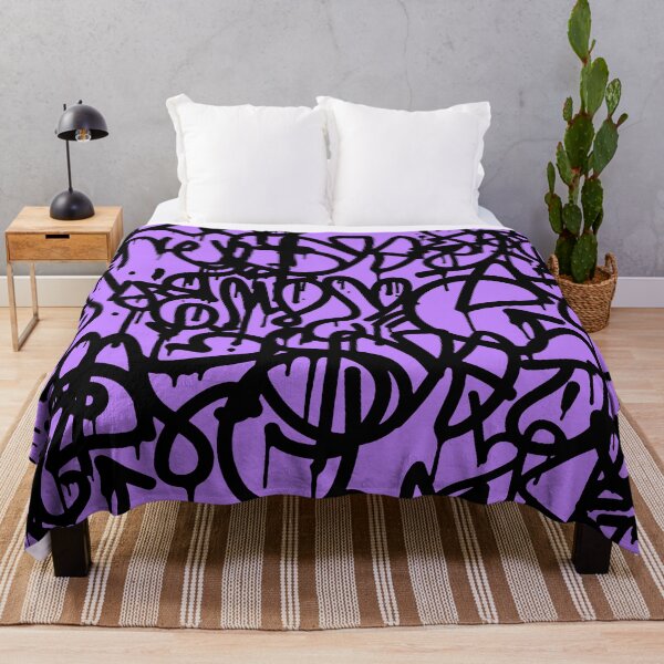 Item preview, Squiggle Graffiti on Violet designed and sold by ViaARTfactory.