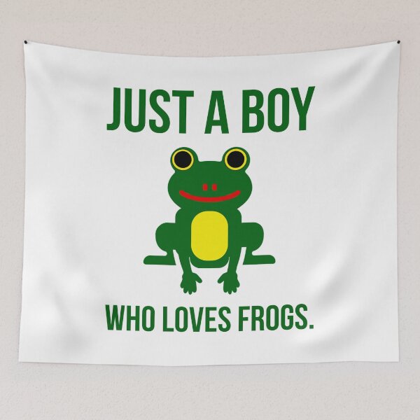 Item preview, Just a boy who loves frogs.  designed and sold by Rachel the Artist .