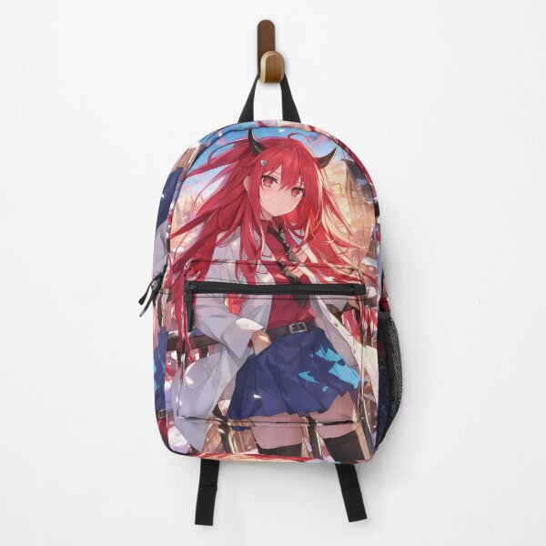 Item preview, Kotori Itsuka Date A Live Anime Girl Waifu Demon City Sunset Red Charm designed and sold by CarlosBender.