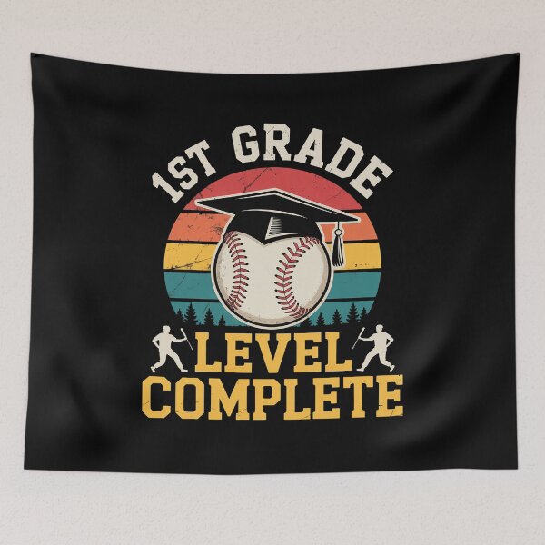 Item preview, 1st Grade Level Complete Baseball Boy Last Day Of School designed and sold by RonnasJackson.