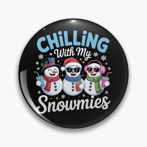 Item preview, Funny Snowmies Trio Christmas Winter Graphic designed and sold by ThreadAlchemys.