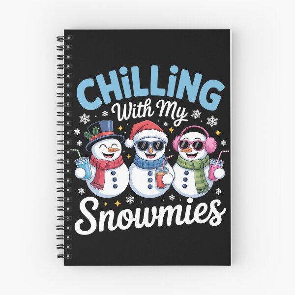 Item preview, Funny Snowmies Trio Christmas Winter Graphic designed and sold by ThreadAlchemys.