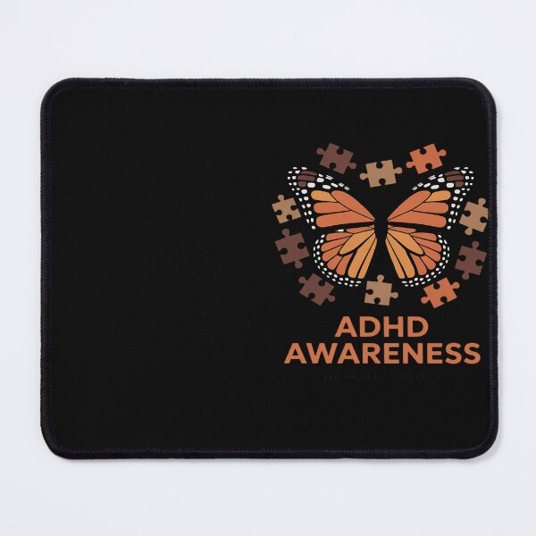 Item preview, ADHD Awareness Month ADHD Orange butterfly Neurodiversity designed and sold by Eskomeranola.