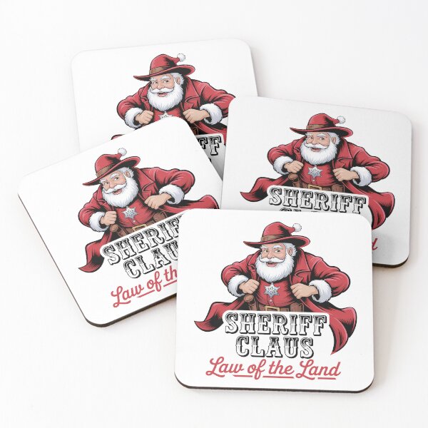 Item preview, Sheriff Claus Western Christmas Lawman designed and sold by Parallel Fold.