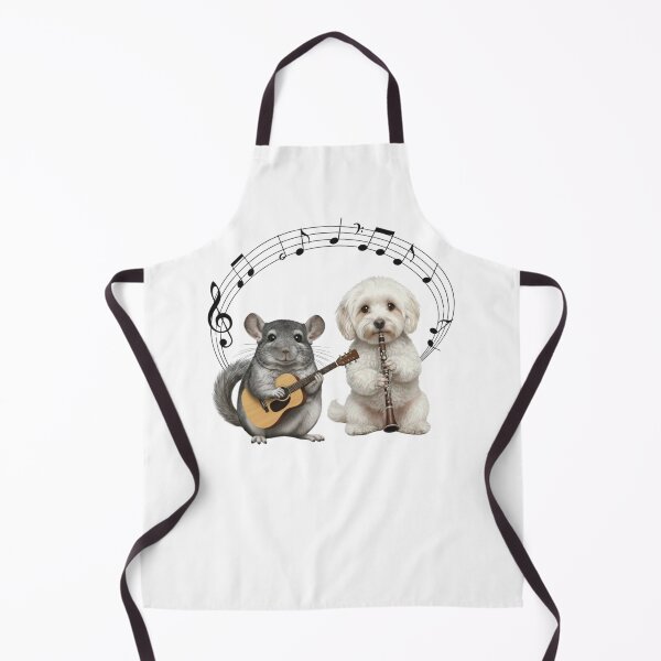 Item preview, The Musical Chinchilla guitarist and Maltipoo clarinetist duo designed and sold by vwagenet.