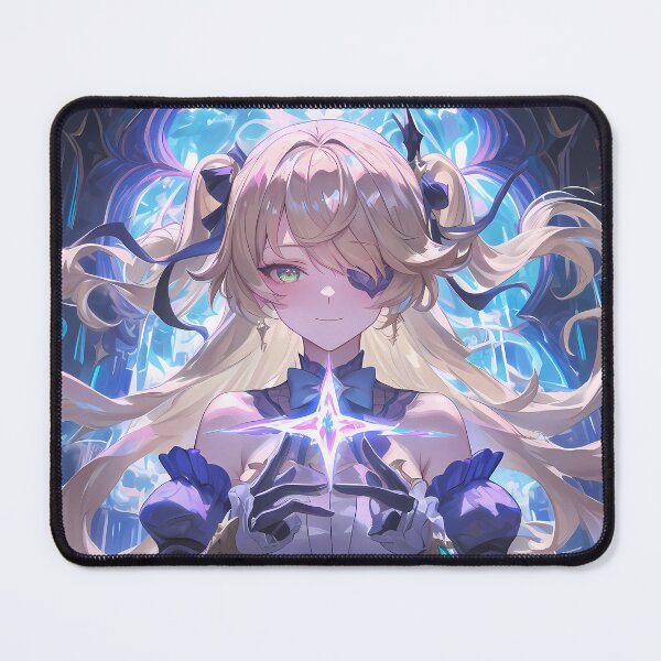 Item preview, Fischl Genshin Impact Anime Girl Waifu Fantasy Mondstadt Mystical Dark Ethereal Aura designed and sold by CarlosBender.