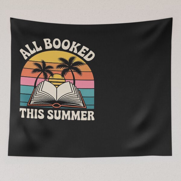 Item preview, All Booked This Summer Funny Reading Lover Summer Bookworm designed and sold by Eskomeranola.