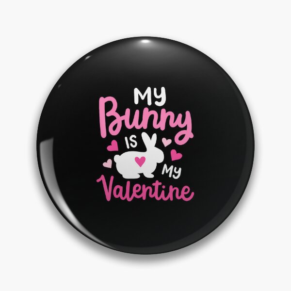 Item preview, My Bunny Is My Valentine Funny Cute Rabbit Lovers Vday Women designed and sold by MavisJoseph.