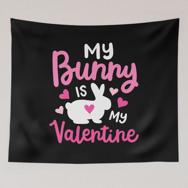 Item preview, My Bunny Is My Valentine Funny Cute Rabbit Lovers Vday Women designed and sold by MavisJoseph.