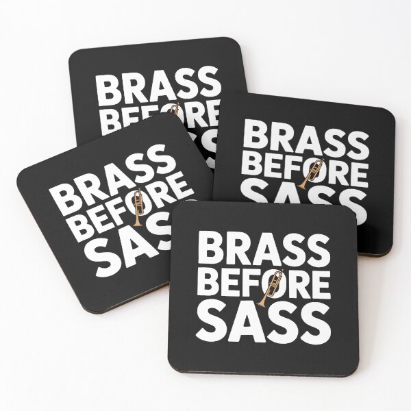 Item preview, Brass Before Sass Music Band Instrument Players designed and sold by AlbertaDana.