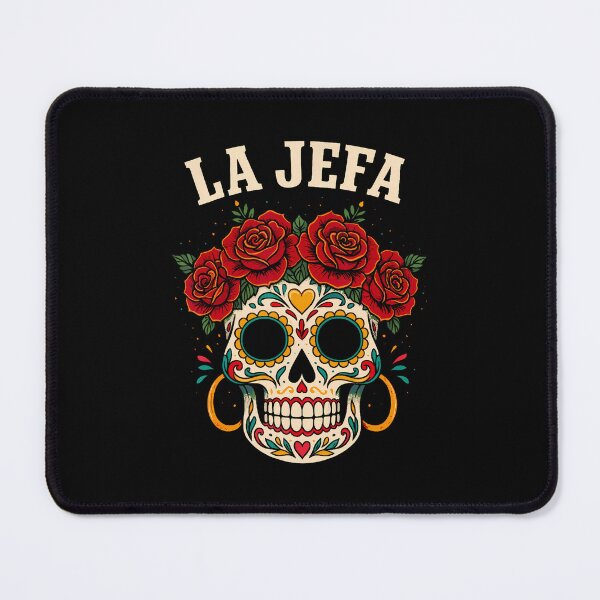 Item preview, Sugar Skull La Jefa Women Dia De Los Muertos Mexican designed and sold by MarionCharleen.