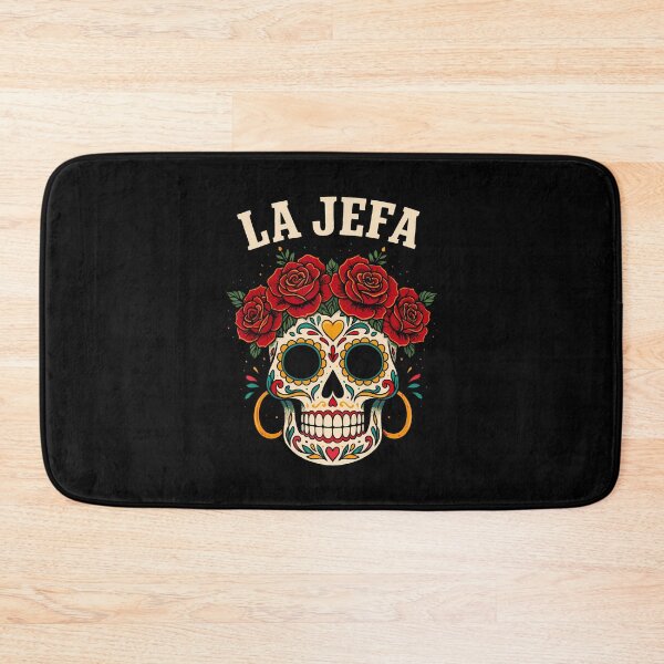 Item preview, Sugar Skull La Jefa Women Dia De Los Muertos Mexican designed and sold by MarionCharleen.