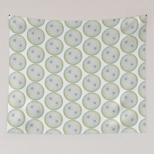 Item preview, Neuron Watercolor | Brain Cell Art (green) designed and sold by NeuroNotes.