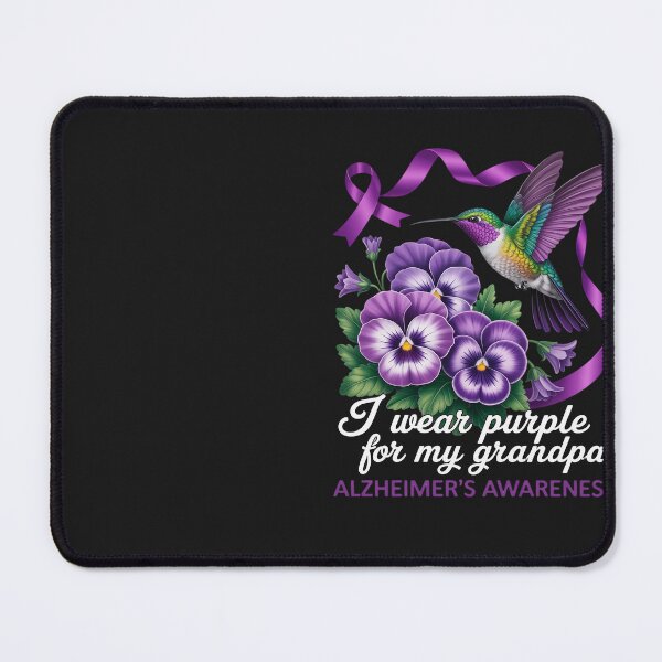 Item preview, Alzheimer's Awareness I Wear Purple For My Grandpa Dementia designed and sold by Eskomeranola.