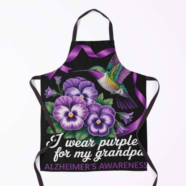 Item preview, Alzheimer's Awareness I Wear Purple For My Grandpa Dementia designed and sold by Eskomeranola.