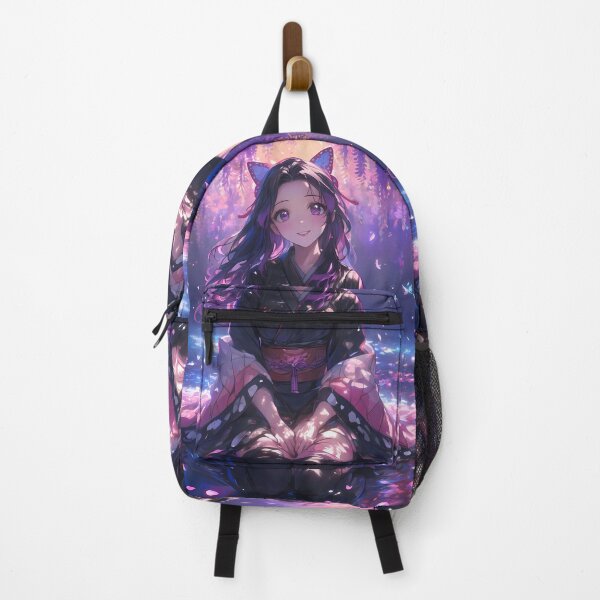 Item preview, Kanao Tsuyuri Demon Slayer Anime Girl Wisteria Moonlit Sakura Fantasy Aura designed and sold by CarlosBender.