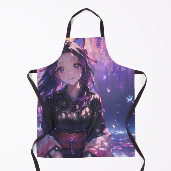 Item preview, Kanao Tsuyuri Demon Slayer Anime Girl Wisteria Moonlit Sakura Fantasy Aura designed and sold by CarlosBender.