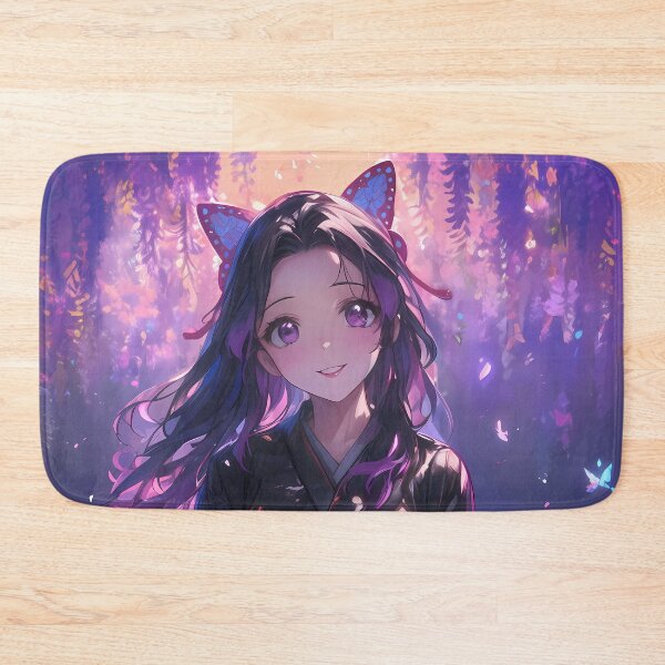 Item preview, Kanao Tsuyuri Demon Slayer Anime Girl Wisteria Moonlit Sakura Fantasy Aura designed and sold by CarlosBender.
