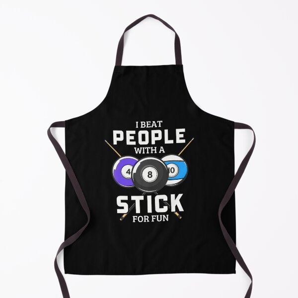 Item preview, I Beat People With A Stick For Fun Pool Billiard Player designed and sold by AlbertaDana.