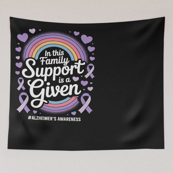 Item preview, Alzheimer's Awareness Purple Ribbon Support Is A Given designed and sold by Eskomeranola.