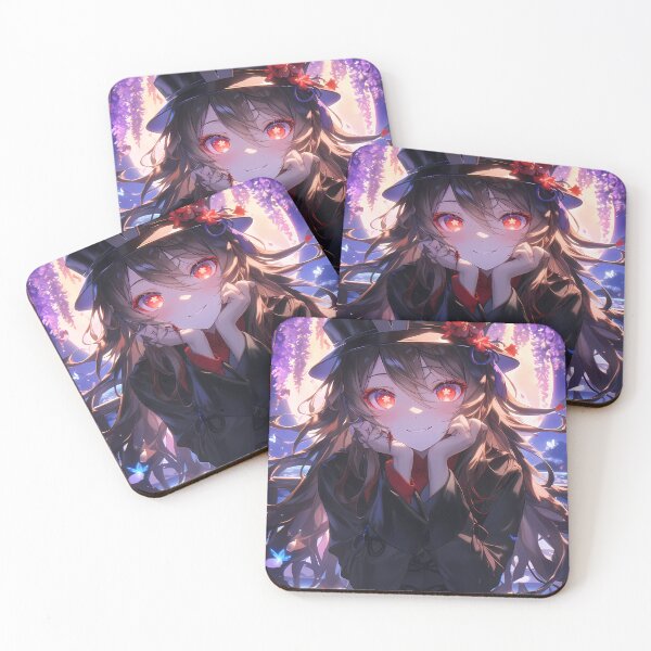 Item preview, Moonlit Hu Tao Genshin Impact Game Waifu Wisteria Fantasy Glow designed and sold by CarlosBender.