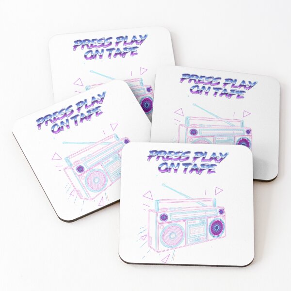 Item preview, Press Play On Tape Retro Boom Box designed and sold by Quillway.