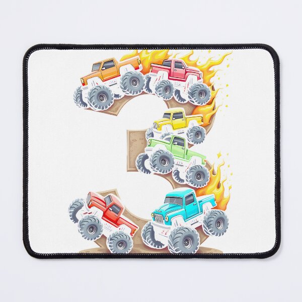 Item preview, Three Year Old Monster Truck Birthday Bash By Merch, Limited Edition, Perfect Gift For You And Frie designed and sold by Shelby Hines.