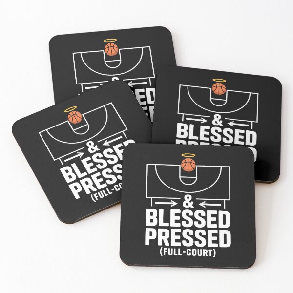 Item preview, And Blessed Pressed Full Court Basketball Faith designed and sold by KellyJudith.