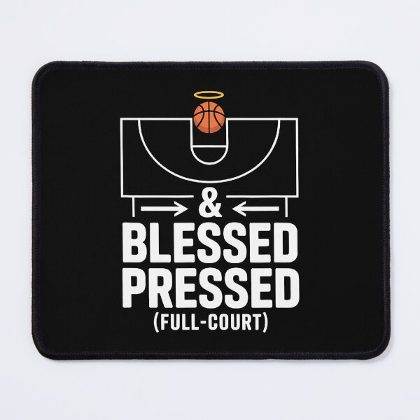 Item preview, And Blessed Pressed Full Court Basketball Faith designed and sold by KellyJudith.