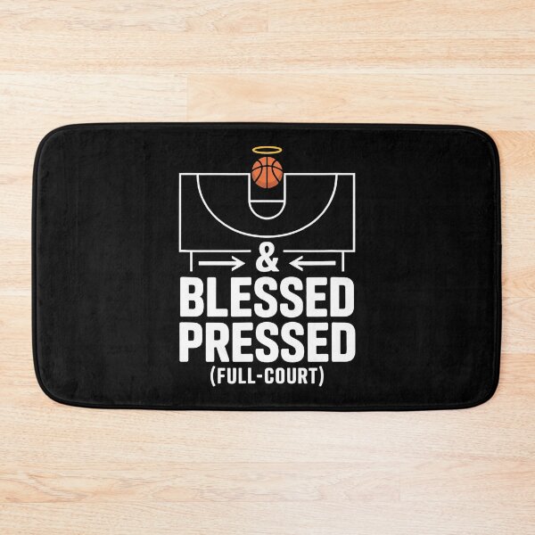 Item preview, And Blessed Pressed Full Court Basketball Faith designed and sold by KellyJudith.