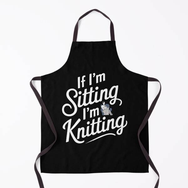 Item preview, If I'M Sitting I'M Knitting Creativity designed and sold by BrandyMartha.