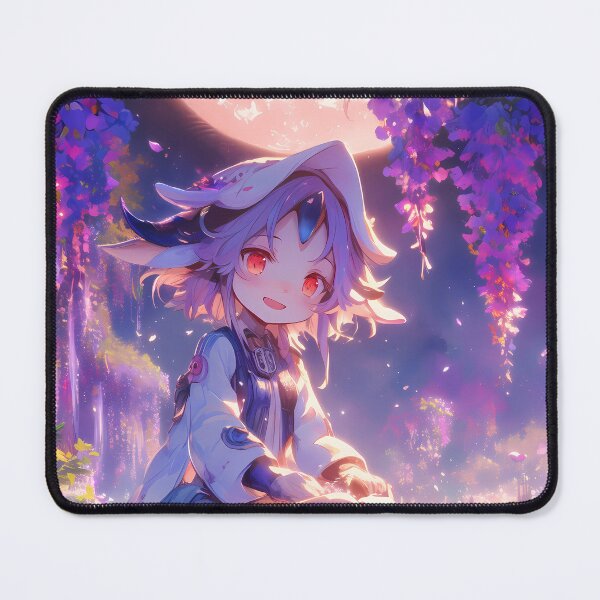 Item preview, Prushka Made In Abyss Anime Wisteria Moonlit Fantasy Japan Floral Radiant Anime Girl designed and sold by CarlosBender.