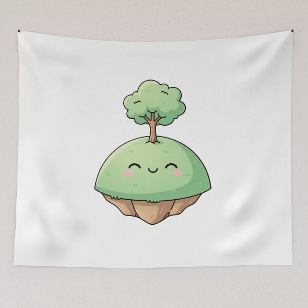 Item preview, Kawaii Floating Island – Cute Floating Island designed and sold by Serge-Design.