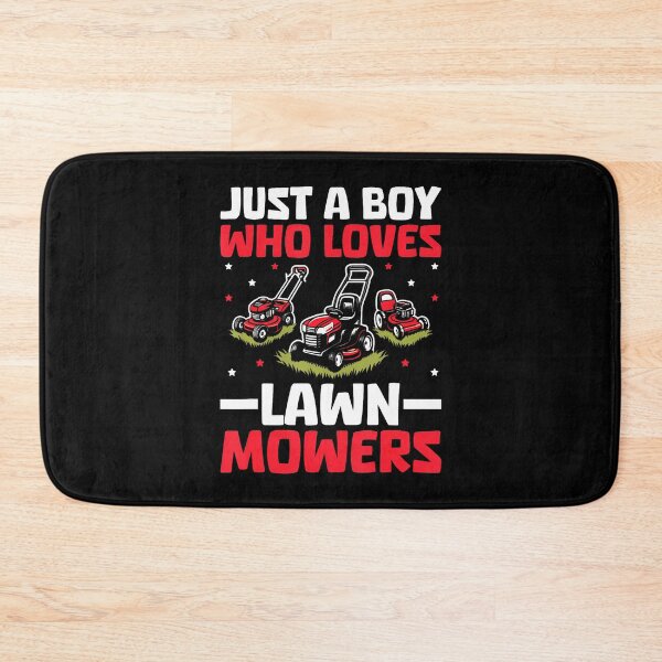 Item preview, Just A Boy Who Loves Lawn Mower Toddlers Farm Mowing Lovers designed and sold by BrandyMartha.